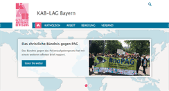 Desktop Screenshot of kab-bayern.de