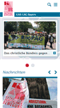 Mobile Screenshot of kab-bayern.de